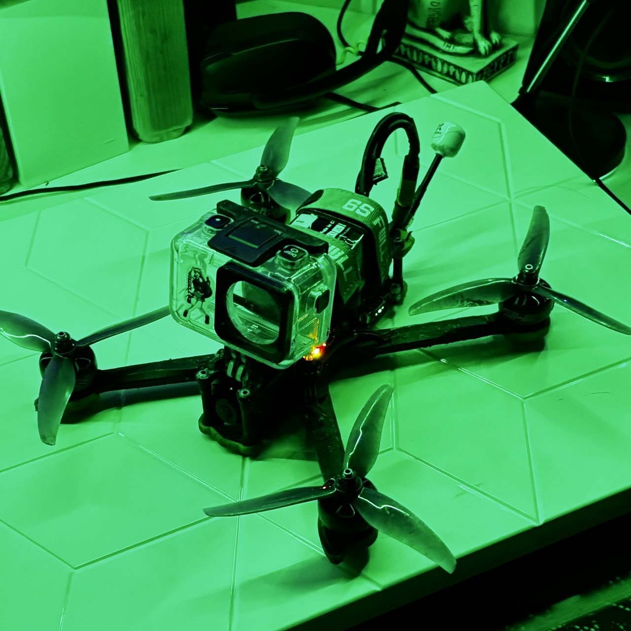 Natáčení FPV drony